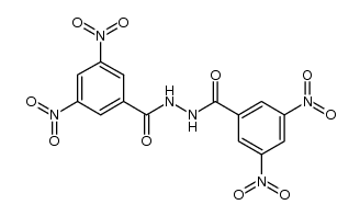 N,N'-bis-(3,5-dinitro-benzoyl)-hydrazine Structure
