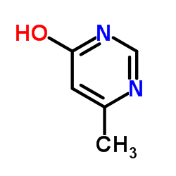 4-羟基-6-甲基嘧啶结构式