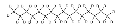 氯代十六烷-D33结构式