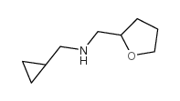 N-(环丙基甲基)-n-(四氢-2-呋喃甲基)胺结构式