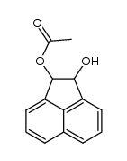 Acenaphthylene glycol monoacetate Structure