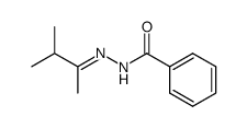 N'-(3-methylbutan-2-ylidene)benzohydrazide Structure