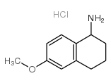 6-methoxy-1,2,3,4-tetrahydro-naphthalen-1-ylamine hydrochloride Structure