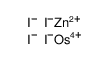 osmium zinc iodide Structure