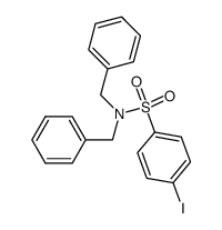 N,N-dibenzyl-4-iodobenzenesulfonamide Structure