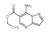 7-氨基吡唑并[1,5-a]嘧啶-6-羧酸乙酯结构式