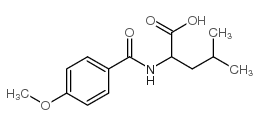 2-(4-Methoxy-benzoylamino)-4-methyl-pentanoic acid Structure