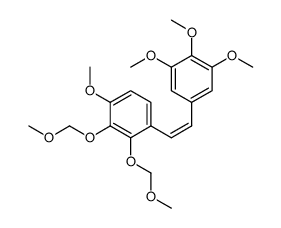 (Z)-1-methoxy-2,3-bis(methoxymethoxy)-4-(3,4,5-trimethoxystyryl)benzene结构式