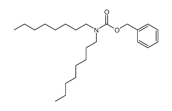 N-(benzyloxycarbonyl)dioctylamine Structure