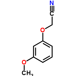 2-(3-甲氧基苯氧基)乙腈结构式