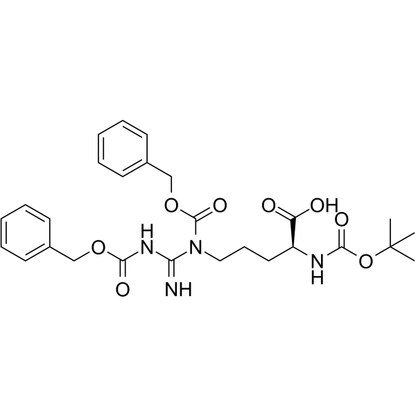 Boc-2-Z-L-精氨酸结构式