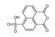 1,3-dioxo-1H,3H-naphtho[1,8-cd]pyran-6-sulphonic acid结构式