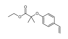 ethyl 2-(4-ethenylphenoxy)-2-methylpropanoate Structure