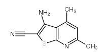 3-AMINO-4,6-DIMETHYL-THIENO[2,3-B]PYRIDINE-2-CARBONITRILE picture
