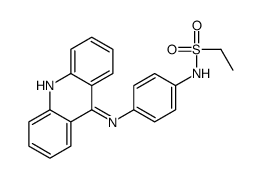 N-[p-(9-Acridinylamino)phenyl]ethanesulfonamide Structure