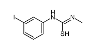 1-(3-iodophenyl)-3-methylthiourea结构式