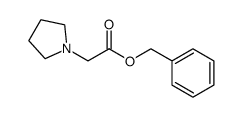 pyrrolidin-1-yl acetic acid benzyl ester Structure