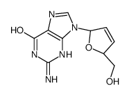 2',3'-Didehydro-2',3'-dideoxyguanosine Structure