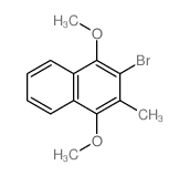 Naphthalene,2-bromo-1,4-dimethoxy-3-methyl- Structure