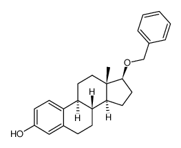 (17β)-17-(benzyloxy)estra-1(10),2,4-trien-3-ol结构式