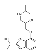 2-(羟基乙基)-7-(2-羟基-3-异丙基氨基丙氧基)苯并呋喃结构式