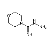 N'-amino-2-methylmorpholine-4-carboximidamide结构式