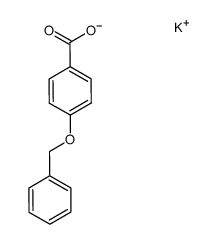 potassium salt of 4-(phenylmethoxy)benzoic acid Structure