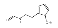 N-(2-(1-甲基-1H-吡咯-2-基)乙基)甲酰胺结构式