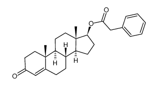 苯乙酸睾酮结构式