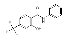 Benzamide,2-hydroxy-N-phenyl-4-(trifluoromethyl)-结构式