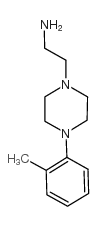 4-(2-甲基苯基)-1-哌嗪乙胺结构式