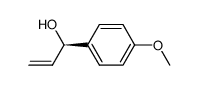 (R)-(+)-1-(p-methoxyphenyl)-2-propen-1-ol Structure
