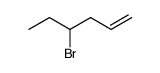 4-bromo-1-hexene Structure