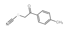 4-METHYLPHENACYL THIOCYANATE Structure