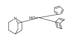 1-azabicyclo[2.2.2]octan-2-yl(diphenyl)methanol Structure