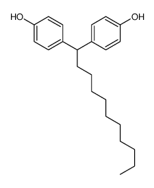4-[1-(4-hydroxyphenyl)undecyl]phenol结构式