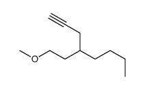4-(2-methoxyethyl)oct-1-yne Structure