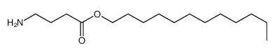 dodecyl 4-aminobutanoate结构式