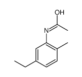 N-(5-ethyl-2-methylphenyl)acetamide结构式