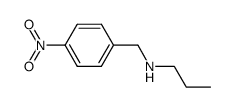 N-4-NITROBENZYL-N-PROPYLAMINE HYDROCHLORIDE Structure