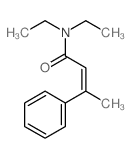 2-Butenamide,N,N-diethyl-3-phenyl-结构式