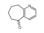 6,7,8,9-tetrahydro-5H-cyclohepta[b]pyridin-5-one结构式