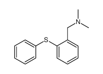 N,N-dimethyl-1-(2-phenylsulfanylphenyl)methanamine结构式