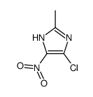 5-氯-2-甲基-4-硝基-1H-咪唑结构式
