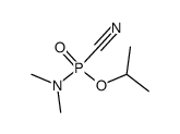 N,N-Dimethylphosphoramidocyanidic acid isopropyl ester structure