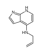 N-2-丙烯-1-基-1H-吡咯并[2,3-B]吡啶-4-胺结构式