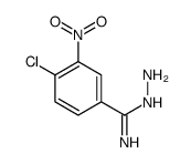 N'-amino-4-chloro-3-nitrobenzenecarboximidamide Structure