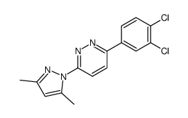 3-(3,4-dichlorophenyl)-6-(3,5-dimethylpyrazol-1-yl)pyridazine Structure
