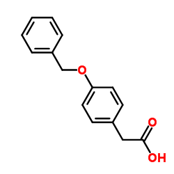 [4-(Benzyloxy)phenyl]acetic acid Structure