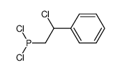 β-phenyl-β-chloroethyldichlorophosphine结构式